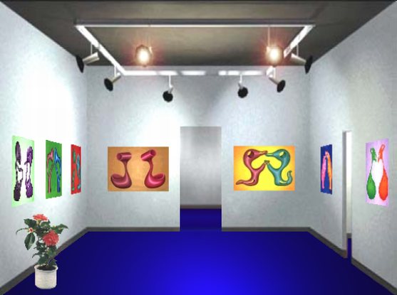 Third gallery room