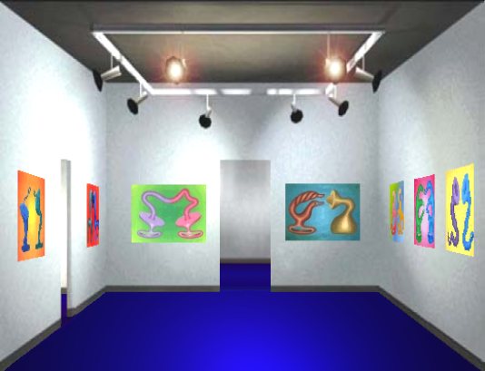 Vierter Galerieraum.